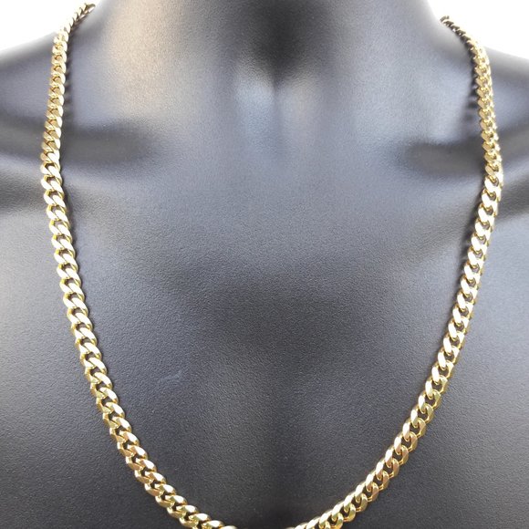 Men's 7mm Cut Curb Chain - Picture 7 of 7